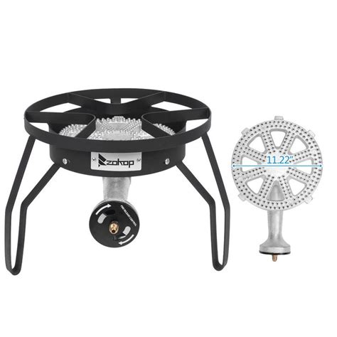 The lightest cannister stove (stove screws directly on top of a gas cannister) are high energy output devices great electric stovetops can't hold a candle to gas in this regard. Ktaxon Propane 200,000BTU High Pressure Round Single ...