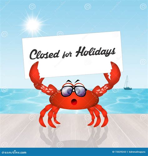 Closed For Holidays Stock Illustration Illustration Of Life 72029243