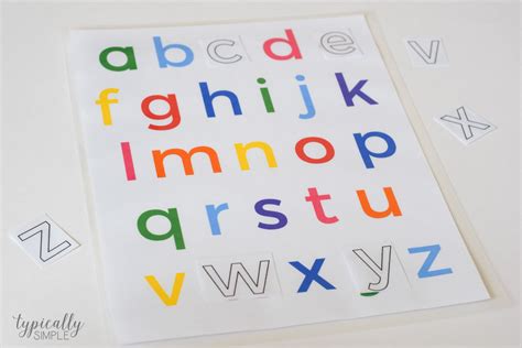 Use This Free Printable Of The Lowercase Letters To Help Build Letter