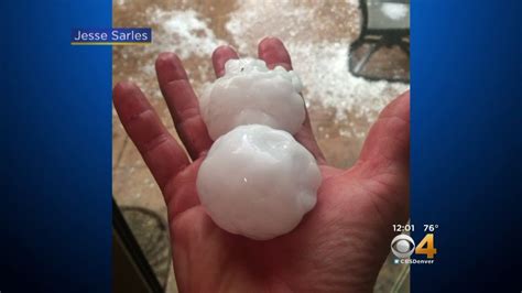Hail Storm Causes Damage In Northern Denver Metro Area Youtube