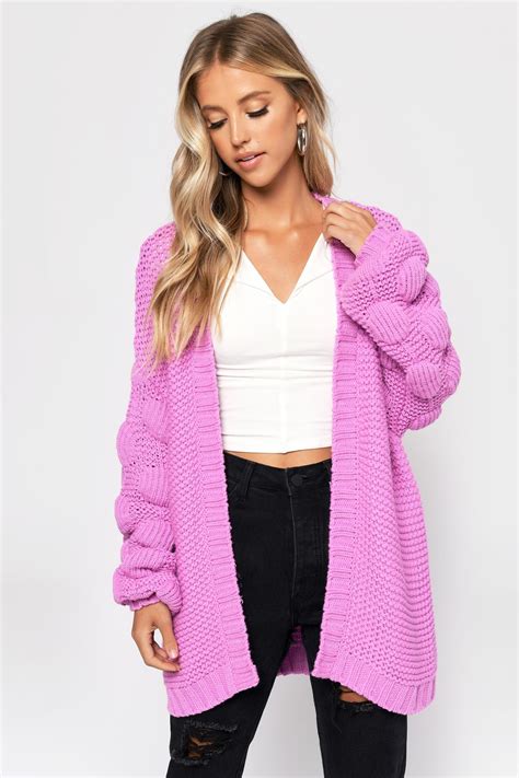 Tobi Sweaters Cardigans Womens Shannon Sienna Oversized Cardigan Pink ⋆ Theipodteacher