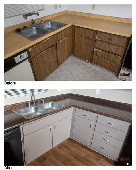 Painting is much cheaper than a diy refacing job, so if money is tight, it may be your best choice. Resurfaced Cabinets and Countertops | Cabinet Resurfacing ...