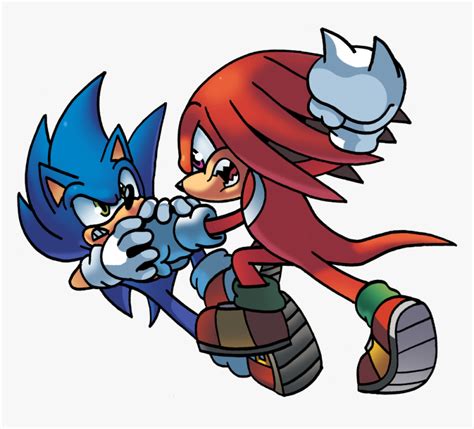 Sonic Vs Knuckles Classic Sonic Vs Knuckles Clipart Large Size Png My