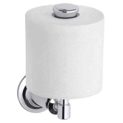 It comes in two different finishes, either chrome or bronze, and stands directly on the floor so it can fit. The Vertical Toilet Paper Holders That Are Ideal for Your ...