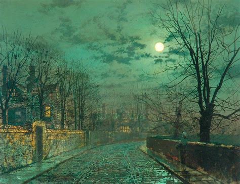 Moonlight Scene Near Leeds By John Atkinson Grimshaw Art Renewal Center