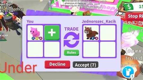 Adopt me Pink cat Trading - YouTube