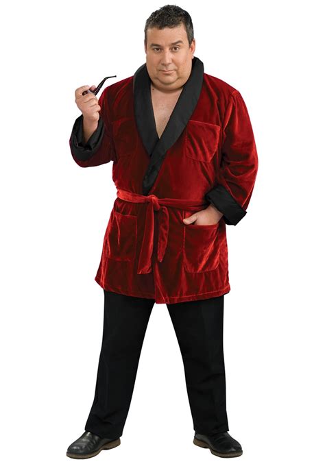 Plus Size Hugh Hefner Mens Costume Playboy Costume