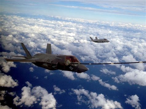 Photo First Us Marine Corps F 35b Joint Strike Fighters Perform