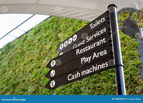 Wayfinder Multi Directional Signage Arrows At Ashford Outlet Center