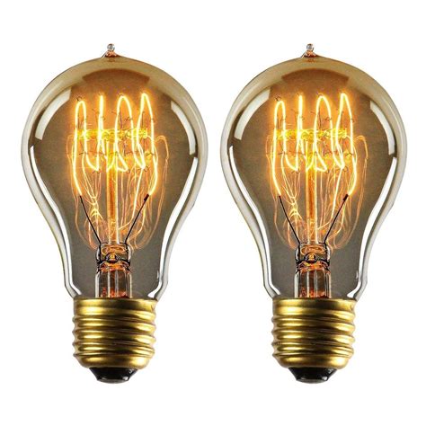 Vintage World Edison Light Bulb A19 1900 Antiquity 60w 110v 220v 240v