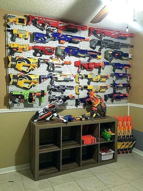 Since these nerf guns occupy our playroom, it made sense to find a better way to store them and this makeover challenge was a perfect time. Pin on Nerf gun storage