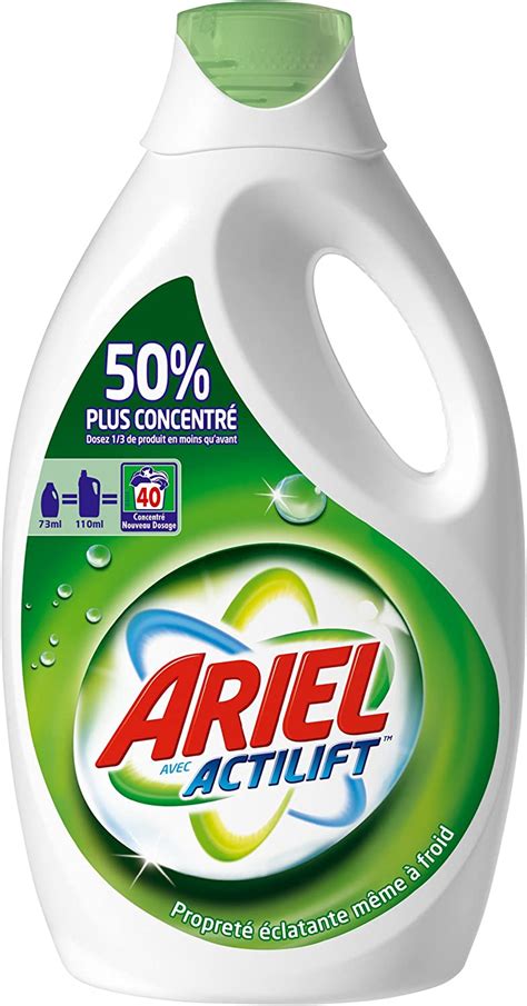 Ariel 81284134 Lessive Liquide Régulier 40 Doses Amazonfr