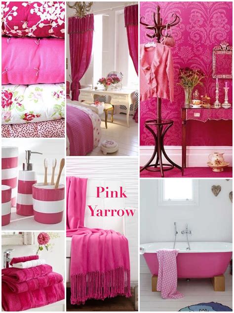 Pink Bathroom Decor And Accessories In Various Pictures