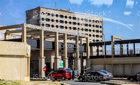 Main Entrance To Chris Hani Baragwanath Hospital In Soweto South Africa