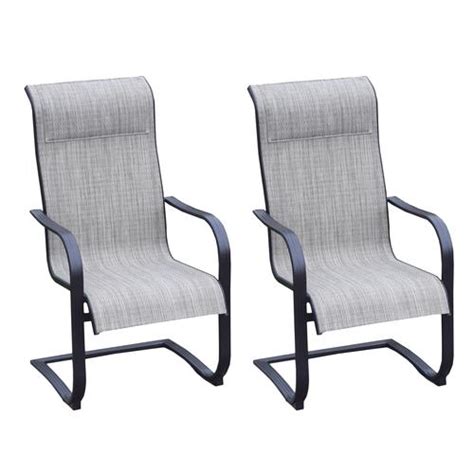 Shopping for stylish and comfortable patio chairs can be an overwhelming process. Backyard Creations® Collins Spring Action Dining Patio ...