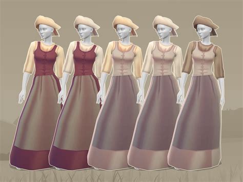 The Sims Resource Peasant Dress