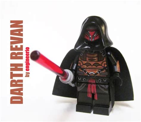 Custom Darth Revan Minifigures Star Wars On Lego Bricks 2800 Picclick