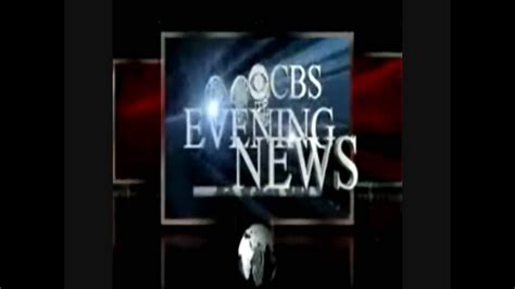 Various Cbs Evening News Intros 2009 Graphics Youtube
