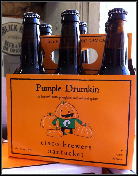 Pumple Drumkin A Delicious And Adorable Pumpkin Beer From Cisco Brewery In Nantucket