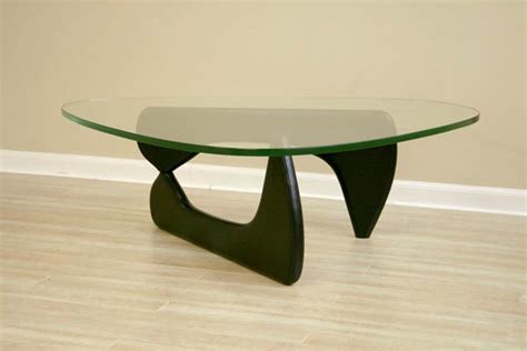 Leisuremod imperial modern triangle coffee table glass top. Triangle Wood Base Coffee Table