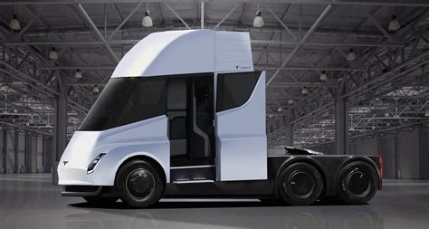 Tesla Semi Driving 500 Miles With A Single Charge Also Featuring A
