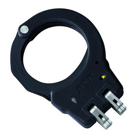Asp black tactical hinge handcuffs. ASP Aluminum 1 Pawl Yellow Hinge Handcuff - Black ...