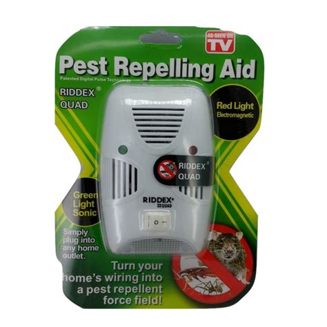 This convenient tool is also an excellent way to get rid of bugs. Pest: Riddex Pest Repelling Aid