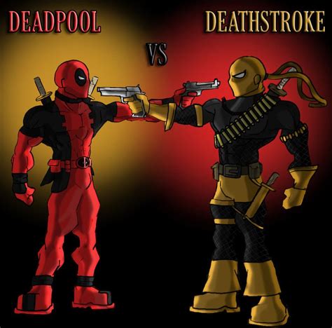 Deadpool Vs Deathstroke Deadpool Vs Deathstroke By Jerem6401 On