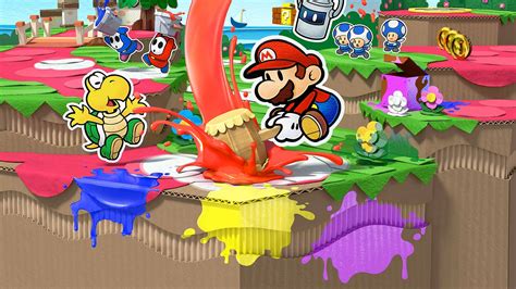 Paper Mario Color Splash Wii U Review Cgmagazine