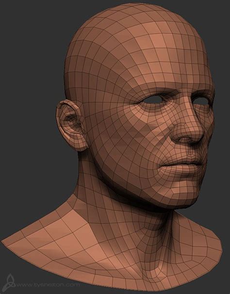Ty's Art Dump - ZBrushCentral | Face topology, 3d model character ...