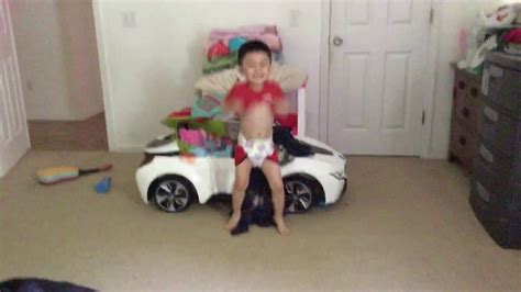 Three Year Old Kid Dancing With A Diaper Youtube