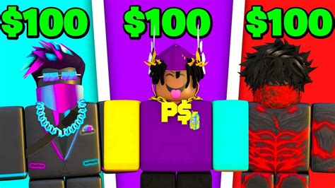100 ROBUX OUTFITS YouTube