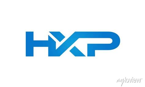 Hxp Letters Joined Logo Design Connect Letters With Chin Logo Wall Mural • Murals Join Chain