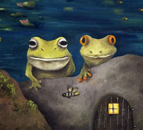 Frogland Detail By Leah Saulnier The Painting Maniac Frog Art