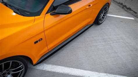 Liquivinyl 2015 2021 Ford Mustang Side Skirts V2 Function Factory