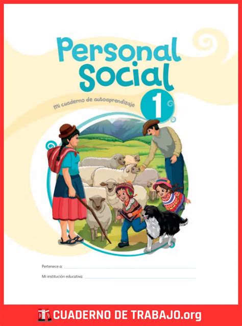 Mi Cuaderno De Autoaprendizaje Personal Social Primaria