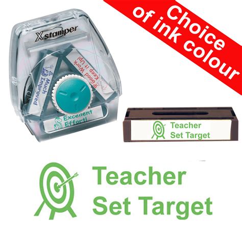 School Stamps Teacher Set Target Xstamper 3 In 1 Twist Stamp Free