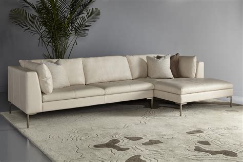 American Leather Inspiration Contemporary Sectional with Left Arm