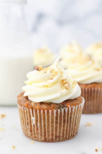 Easy Carrot Cake Cupcakes Recipe Beyond Frosting