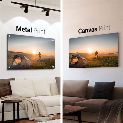 Canvas Prints Vs Metal Prints Choose Right For You Canvaschamp