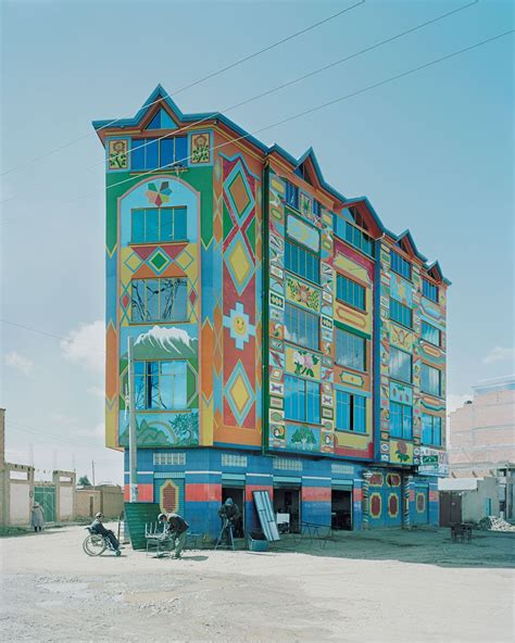 New Andean Architecture By Freddy Mamani Colourful Buildings Unique
