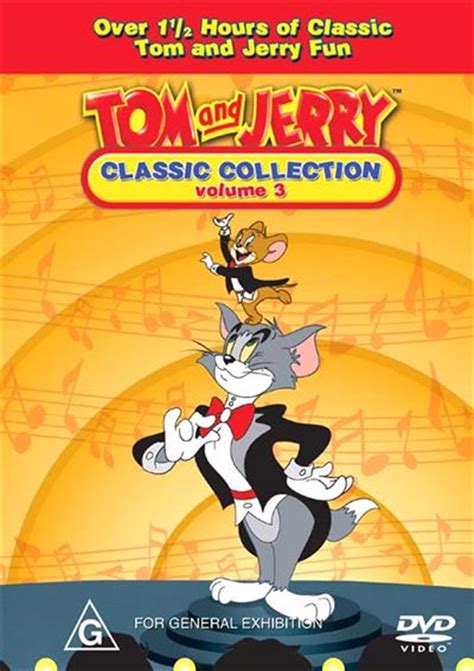 New Tom And Jerry Classic Collection Vol 3 Dvd Region 4 £1226