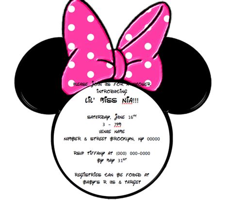 Minnie Mouse Head Templates Clipart Best