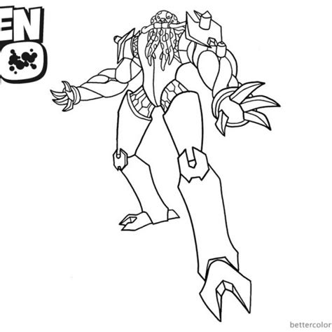 Ben 10 Wildvine Coloring Page Free Printable Coloring Pages Porn Sex