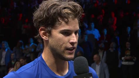Dominic Thiem On Court Interview Match 2 Laver Cup 2017 Youtube