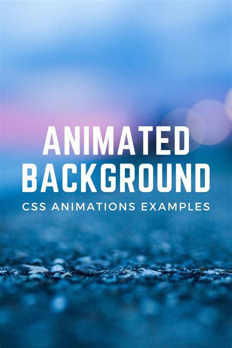 Background Css Animation Background Web Design Graphic Design