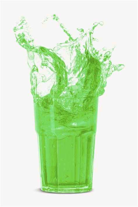 Green Soda Splash Soft Drink Free Psd Rawpixel