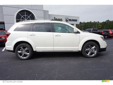 2016 Pearl White Tri Coat Dodge Journey Crossroad Plus 107881433 Photo