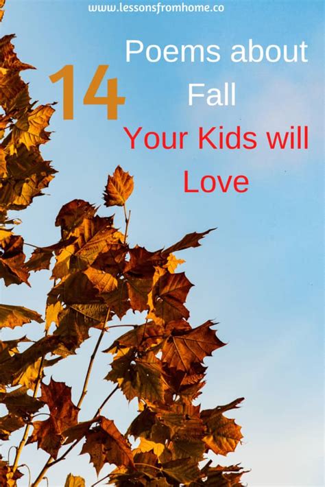 14 Autumn Poems For Kids To Put You In The Mood For Fall