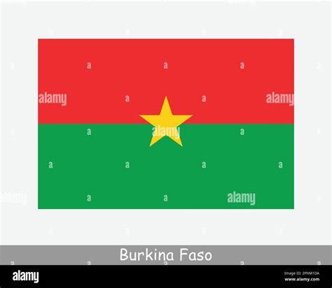 National Flag Of Burkina Faso Burkinese Country Flag Detailed Banner
